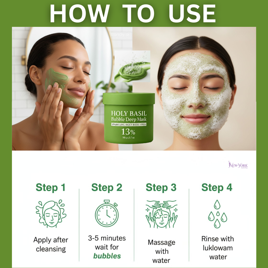 Holy Basil™ Bubble Mask