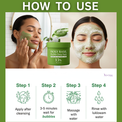 Holy Basil Bubble Mask
