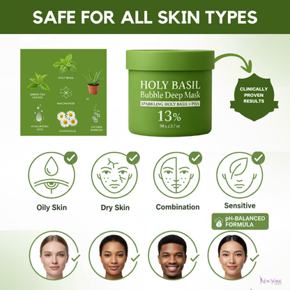 Holy Basil Bubble Mask