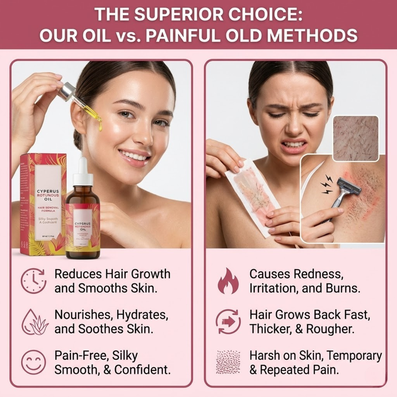 OceAura™ Permanent Hair Reduction Oil